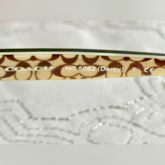 Coach HC6062 Darcy Dark Tortoise Sand Signature CC Brown FRAME ONLY - Picture 6 of 7